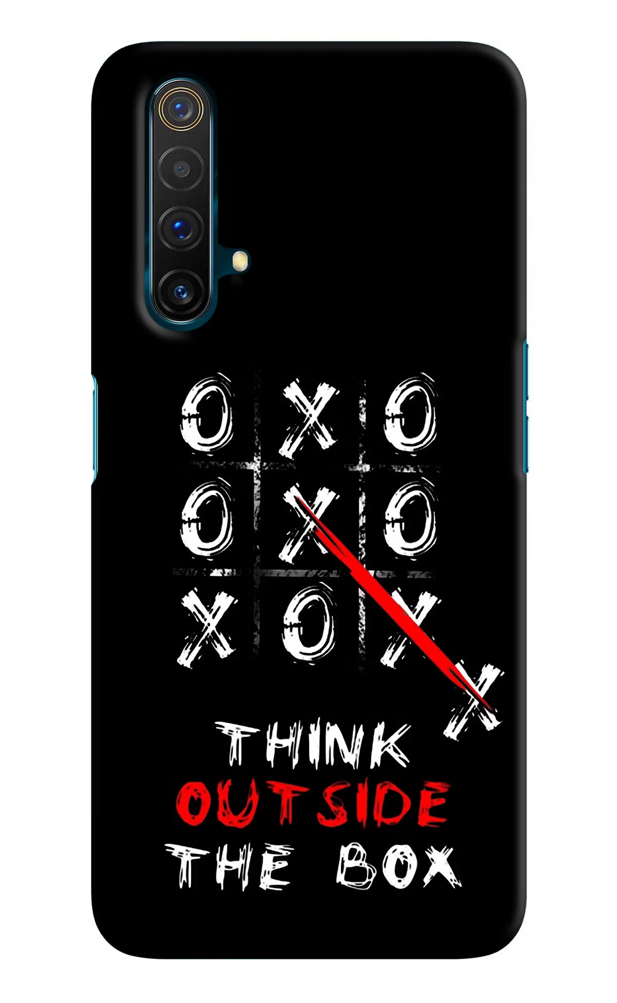 Think out of the BOX Realme X3 Hard Case Back Cover by Casekaro