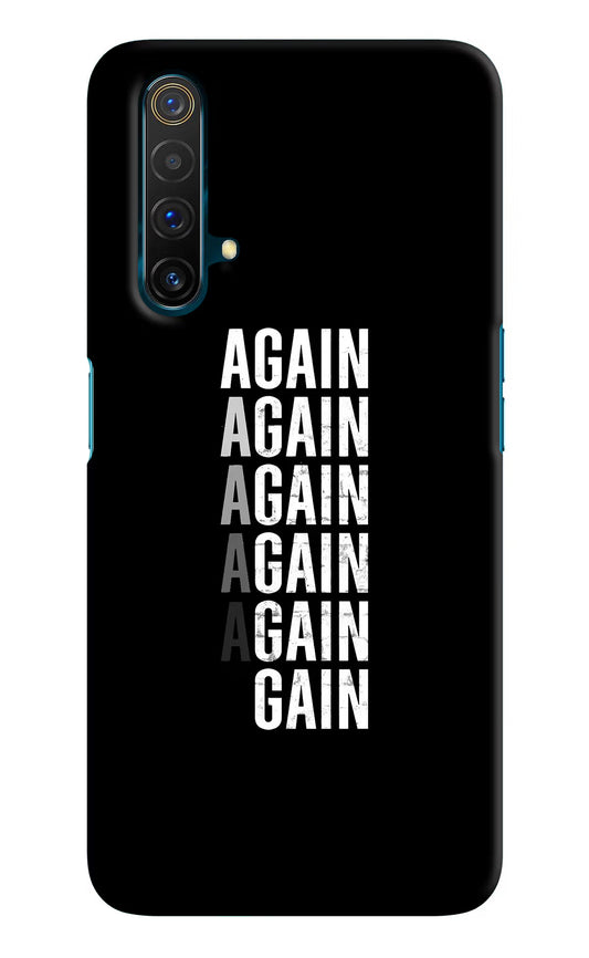 Again Again Gain Realme X3 Hard Case Back Cover by Casekaro