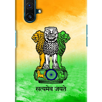 Satyamev Jayate Flag Realme X3 Hard Case Back Cover by Casekaro