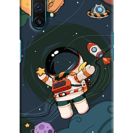 Cartoon Astronaut Realme X3 Hard Case Back Cover by Casekaro