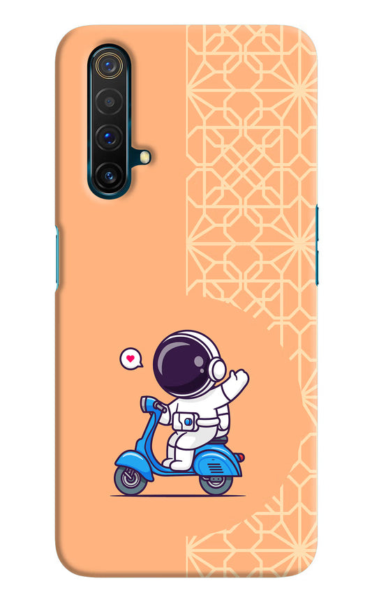 Cute Astronaut Riding Realme X3 Hard Case Back Cover by Casekaro