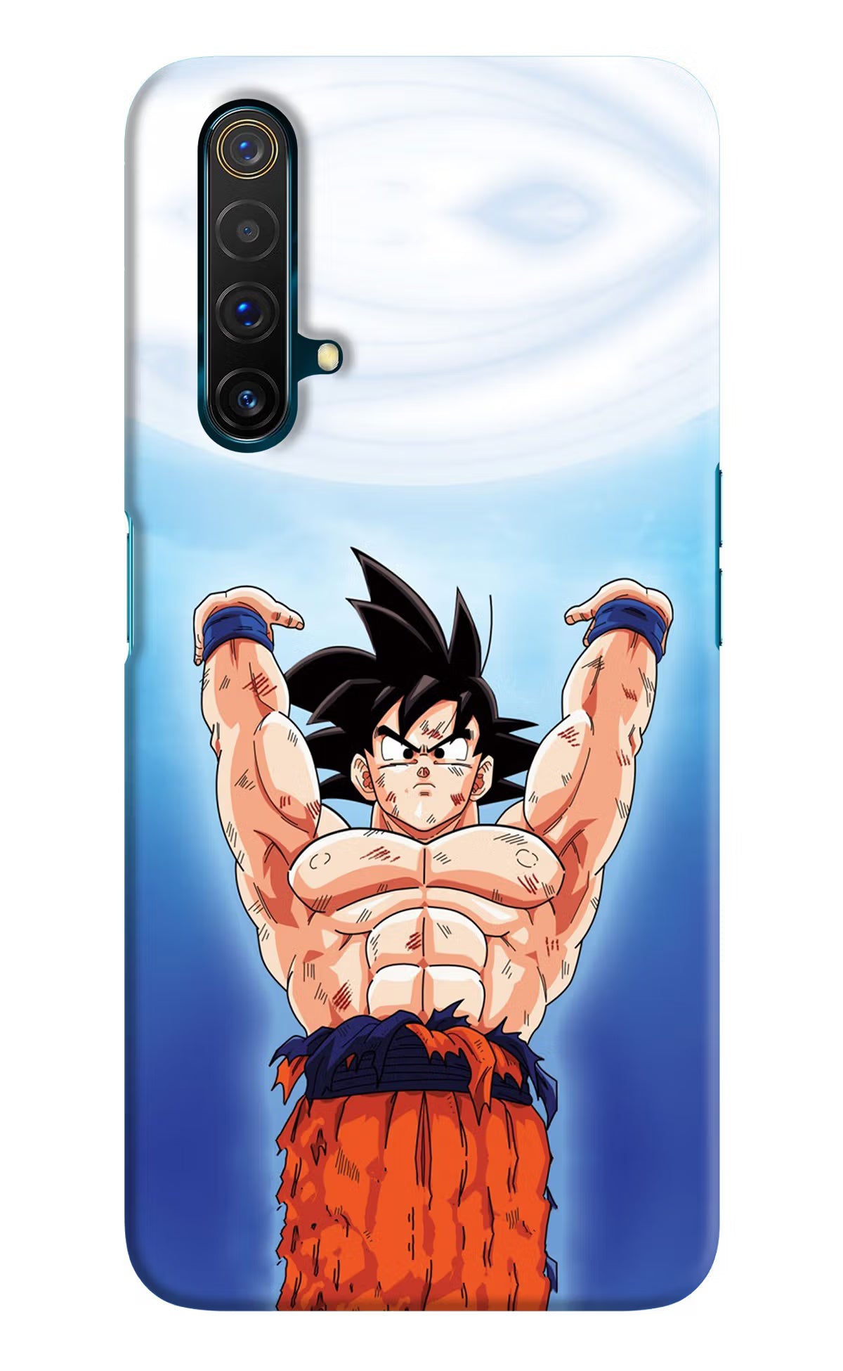 Goku Power Realme X3 Hard Case Back Cover by Casekaro