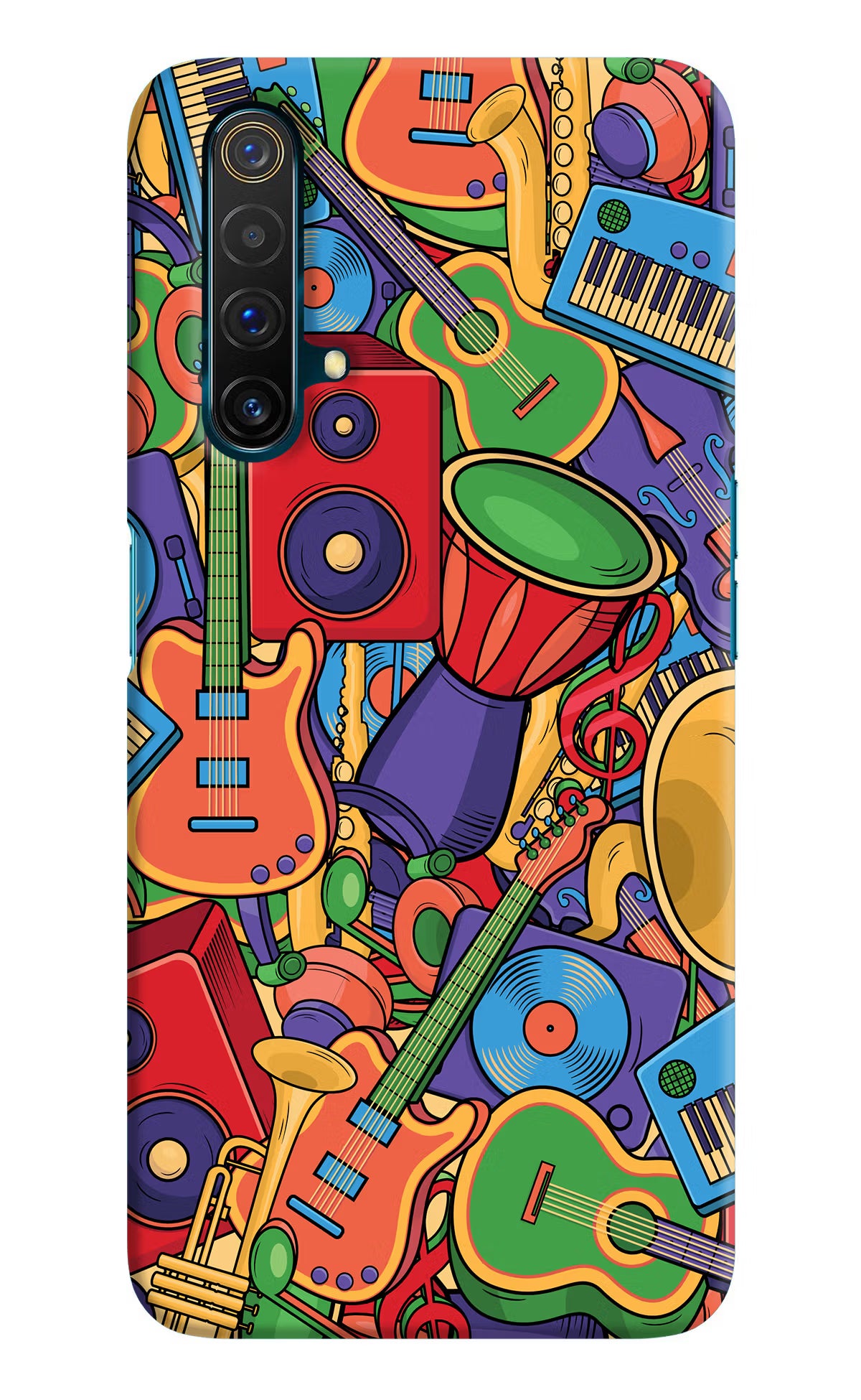 Music Instrument Doodle Realme X3 Hard Case Back Cover by Casekaro