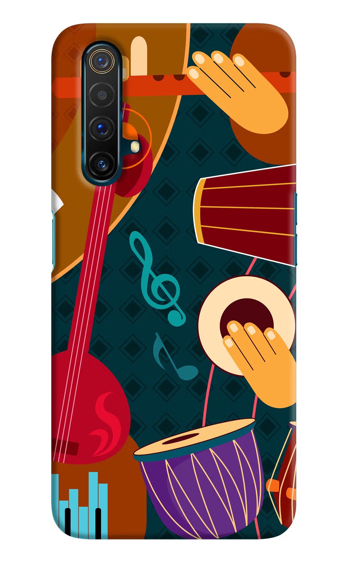 Music Instrument Realme X3 Hard Case Back Cover by Casekaro