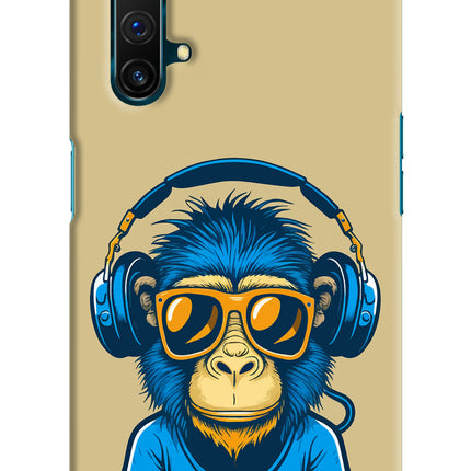Monkey Headphone Realme X3 Hard Case Back Cover by Casekaro