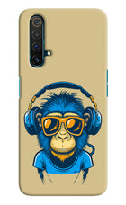 Monkey Headphone Realme X3 Hard Case Back Cover by Casekaro
