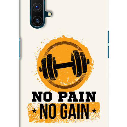 No Pain No Gain Realme X3 Hard Case Back Cover by Casekaro