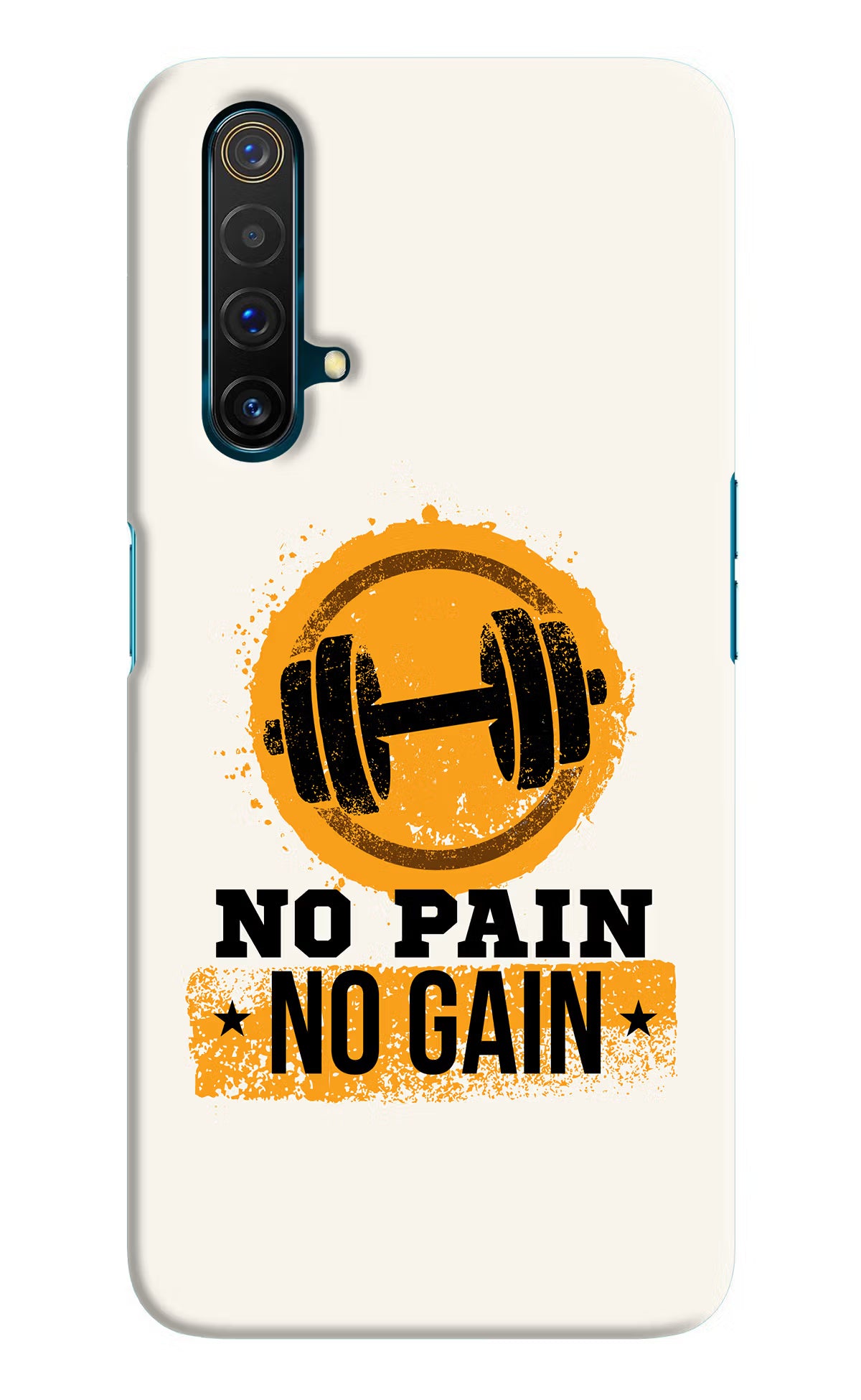 No Pain No Gain Realme X3 Hard Case Back Cover by Casekaro