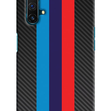 BMW Stripes Pattern Realme X3 Hard Case Back Cover by Casekaro