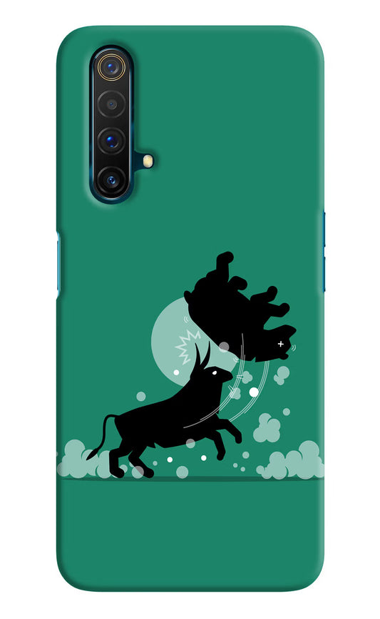 Bull Conqueror Realme X3 Hard Case Back Cover by Casekaro