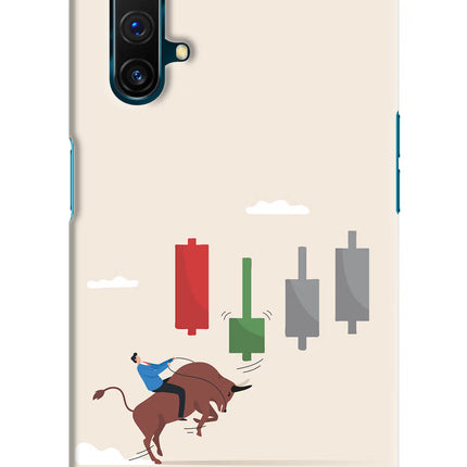 Bull Trading Momentum Realme X3 Hard Case Back Cover by Casekaro