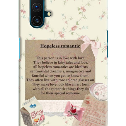 Hopeless Romantic Realme X3 Hard Case Back Cover by Casekaro