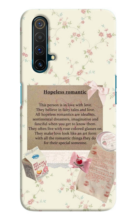 Hopeless Romantic Realme X3 Hard Case Back Cover by Casekaro
