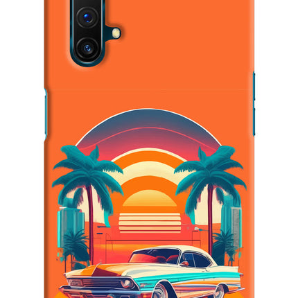 Palm Drive 80s Realme X3 Hard Case Back Cover by Casekaro