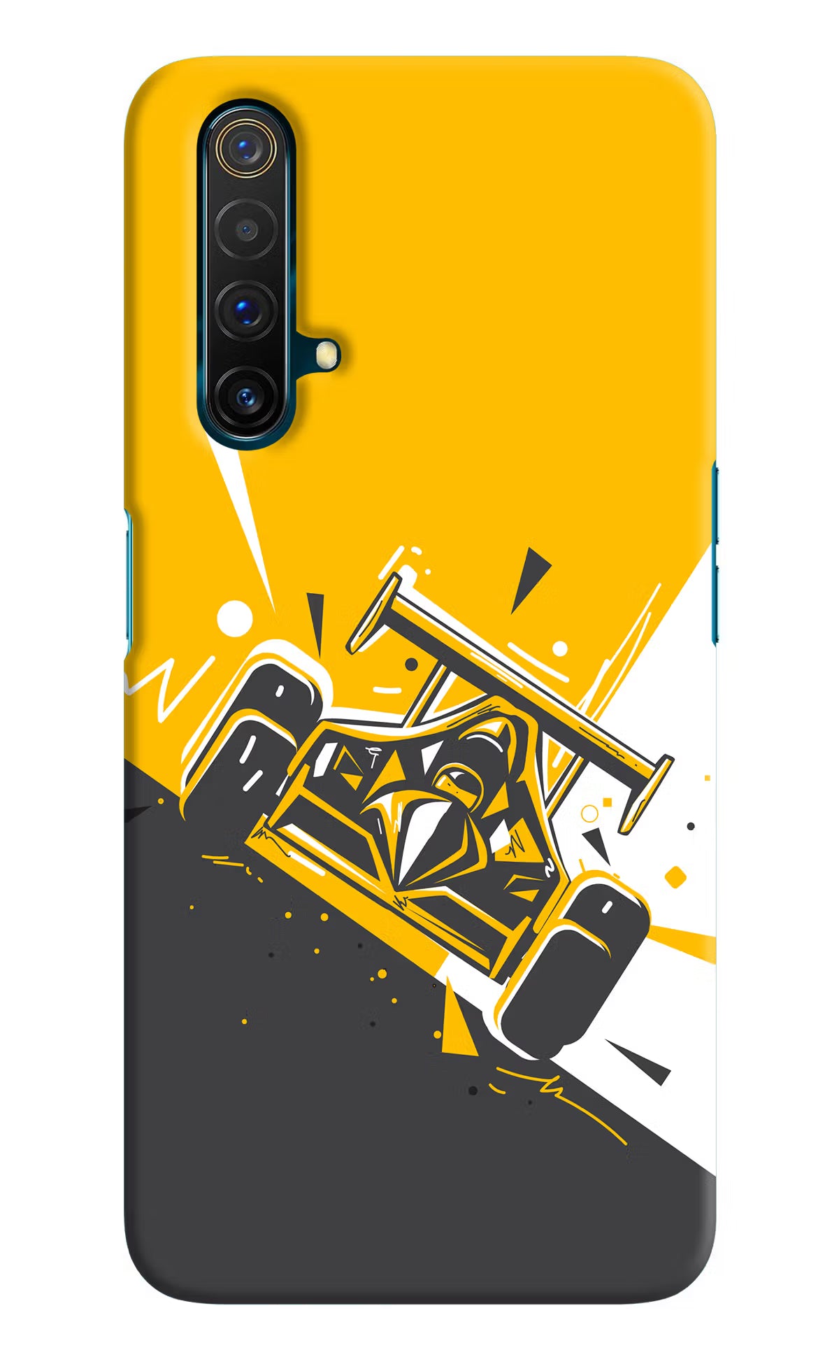 Track King Realme X3 Hard Case Back Cover by Casekaro