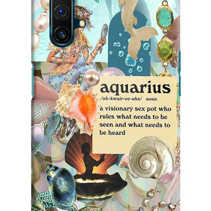 Aquarius Zodiac Realme X3 Hard Case Back Cover by Casekaro