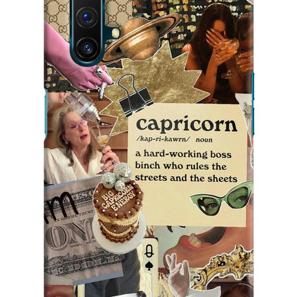 Capricorn Zodiac Realme X3 Hard Case Back Cover by Casekaro
