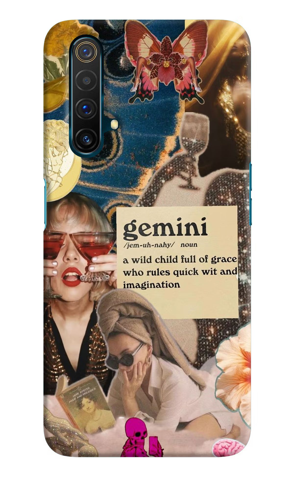 Gemini Zodiac Realme X3 Hard Case Back Cover by Casekaro