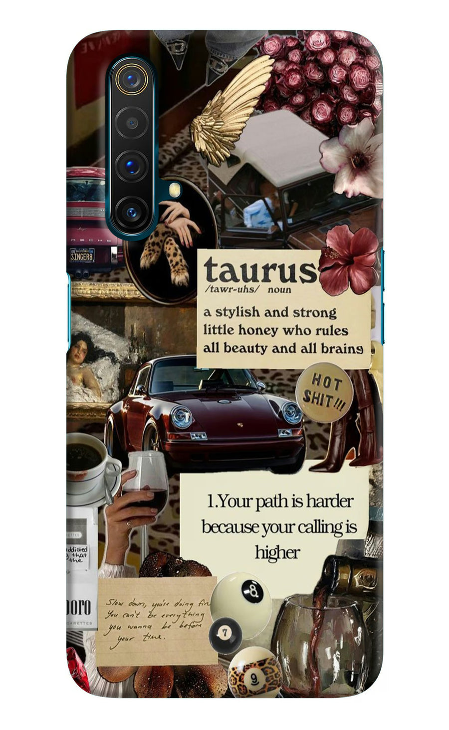 Taurus Zodiac Realme X3 Back Cover, Hard case
