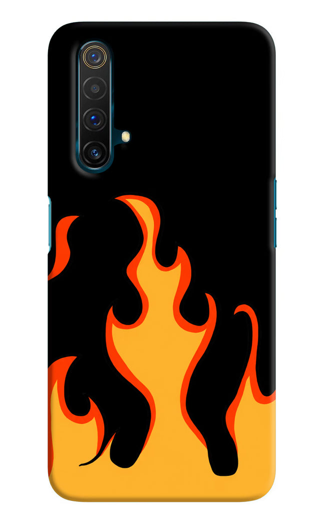 Fired Up – Black Realme X3 Hard Case Back Cover by Casekaro