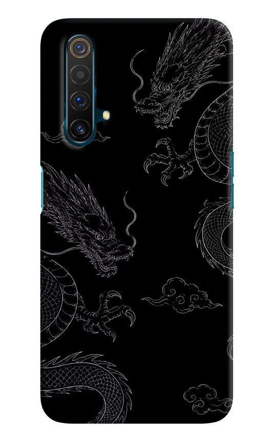 Twin Dragons Realme X3 Hard Case Back Cover by Casekaro