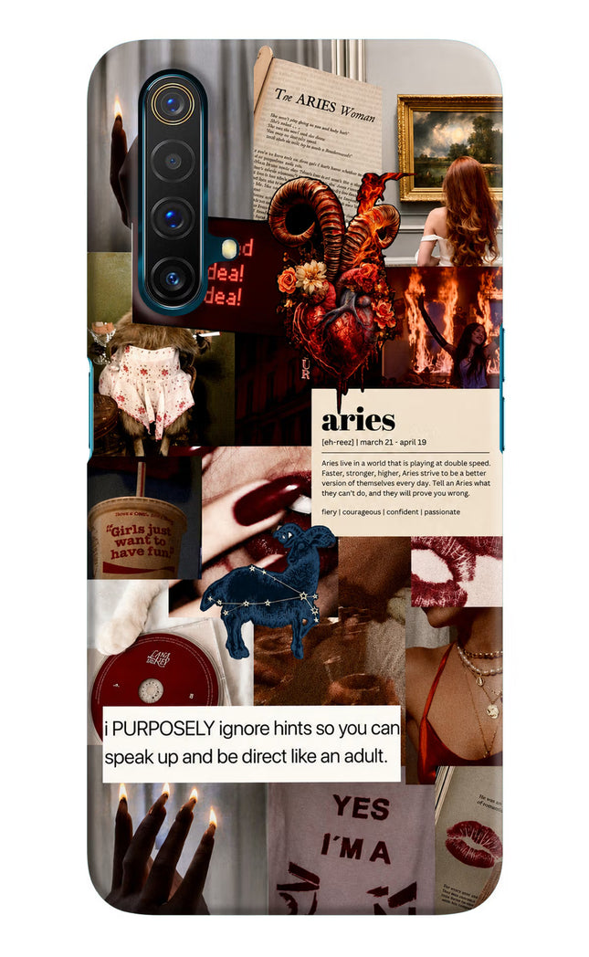 Zodiac Aries Realme X3 Hard Case Back Cover by Casekaro