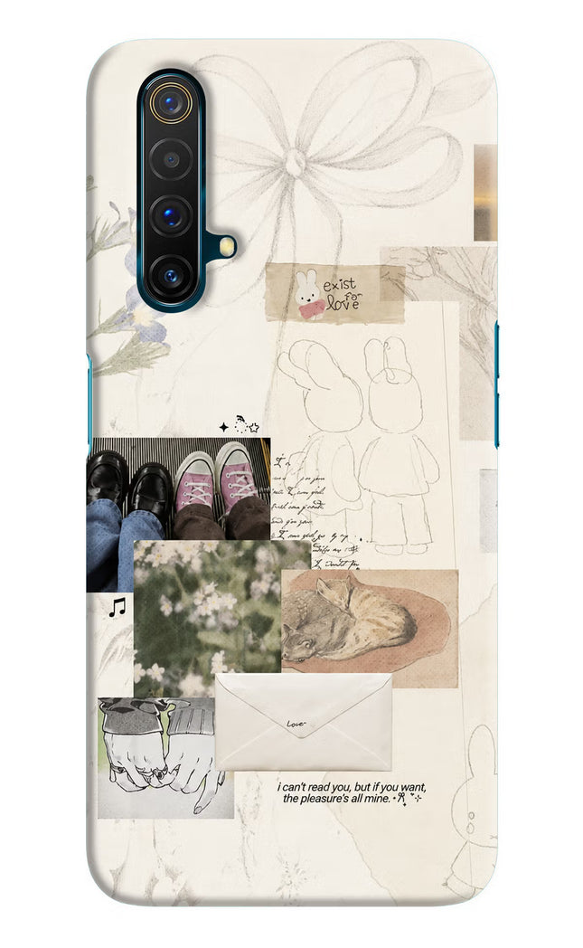 Soft Aesthetic Realme X3 Hard Case Back Cover by Casekaro