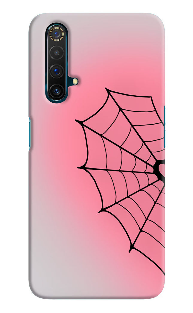 Pink Web Realme X3 Hard Case Back Cover by Casekaro