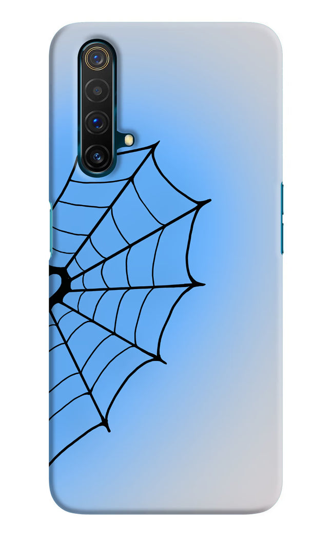 Blue Web Realme X3 Hard Case Back Cover by Casekaro