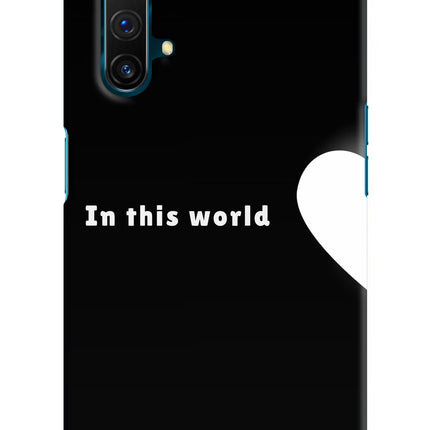 This World Realme X3 Hard Case Back Cover by Casekaro