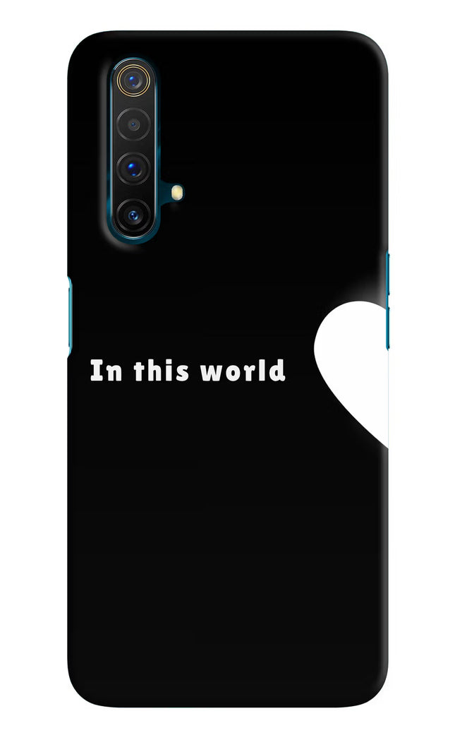 This World Realme X3 Hard Case Back Cover by Casekaro