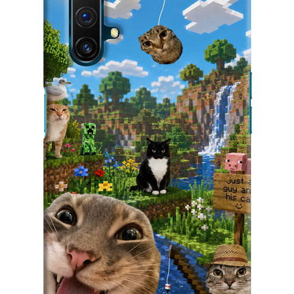 Minecraft Cat Chaos Realme X3 Hard Case Back Cover by Casekaro