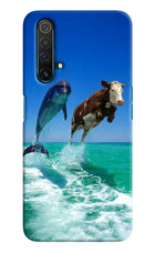 Dolphin vs Cow Realme X3 Hard Case Back Cover by Casekaro