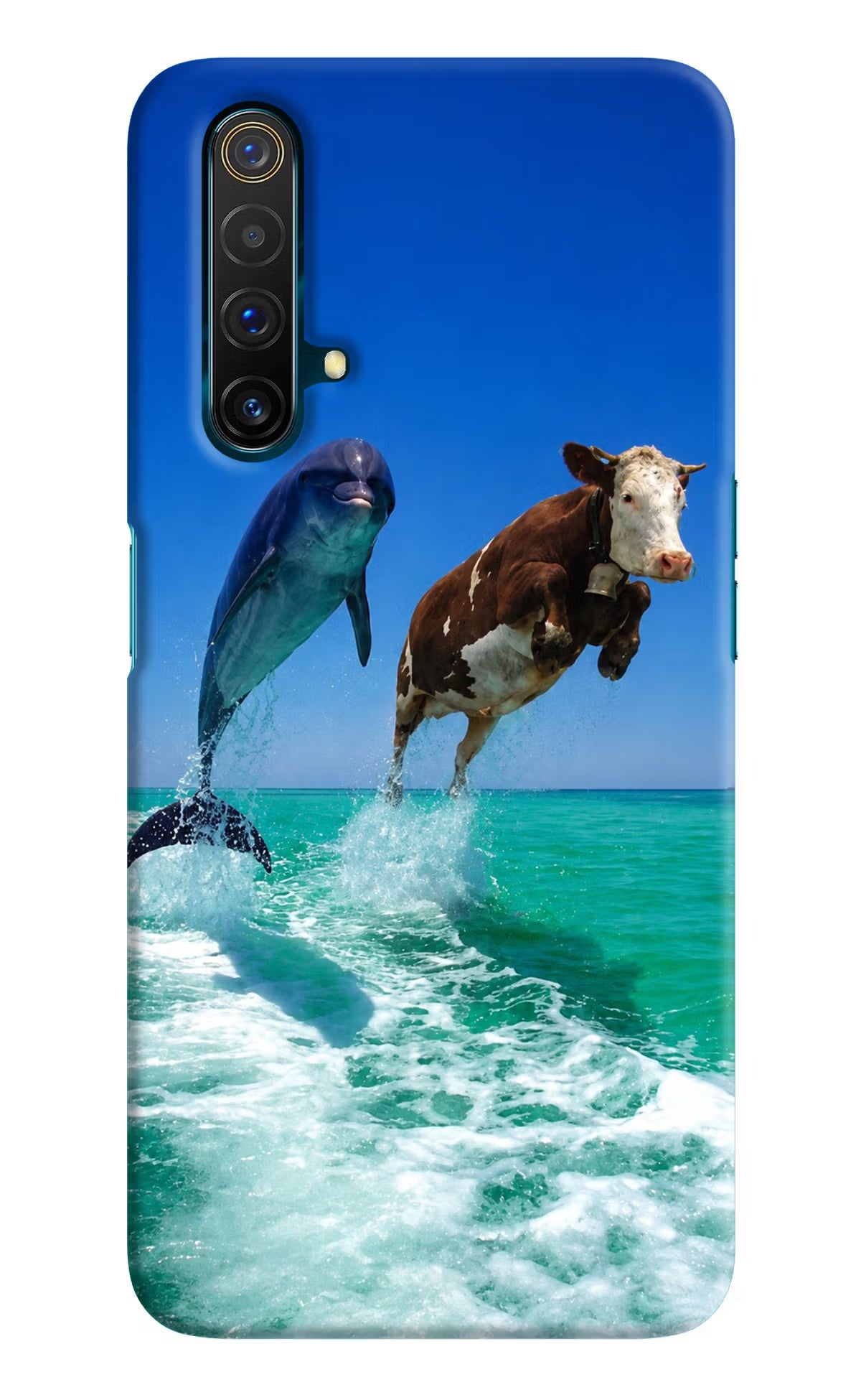 Dolphin vs Cow Realme X3 Back Cover