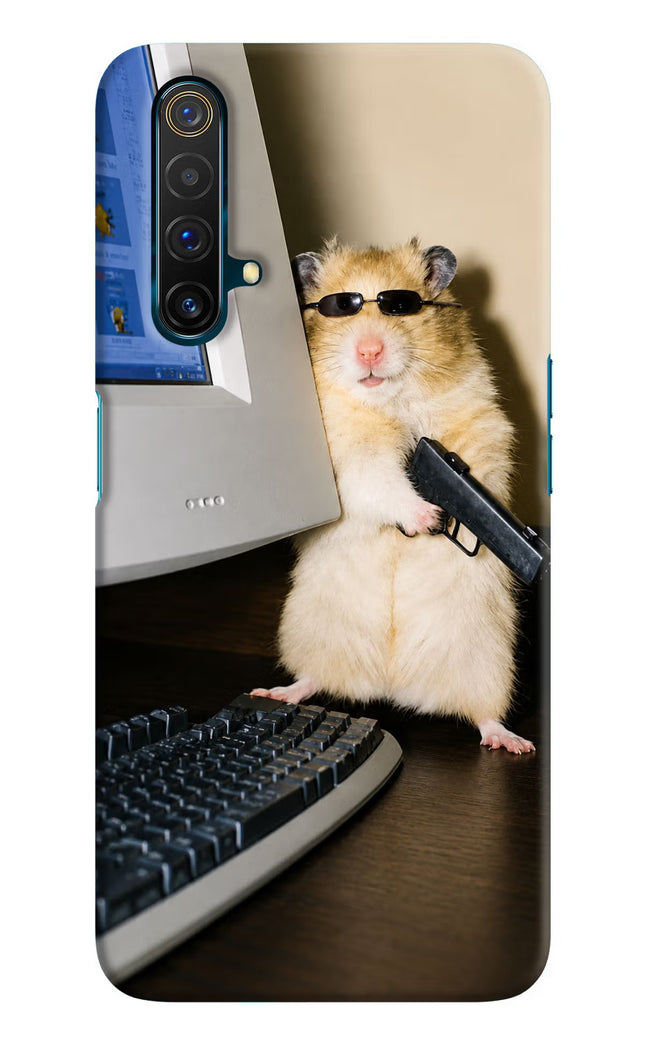 Hacker Hamster Realme X3 Hard Case Back Cover by Casekaro