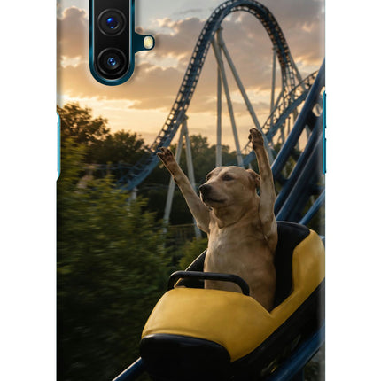 Rollercoaster Dog Realme X3 Hard Case Back Cover by Casekaro