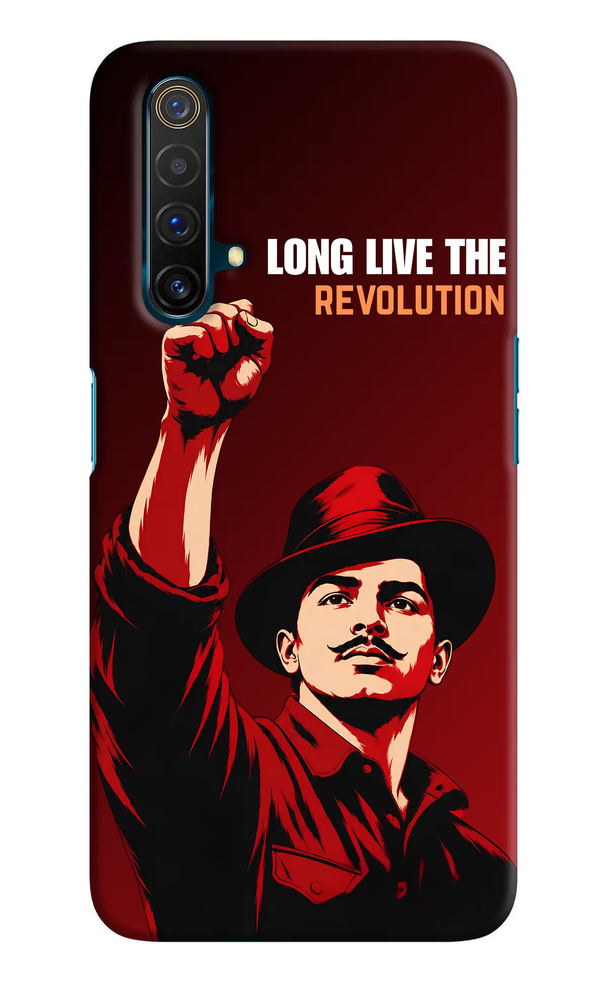 Bhagat Singh Revolution Realme X3 Back Cover
