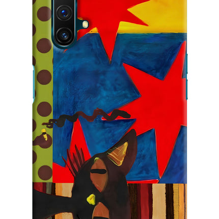 Pop Cat Realme X3 Hard Case Back Cover by Casekaro