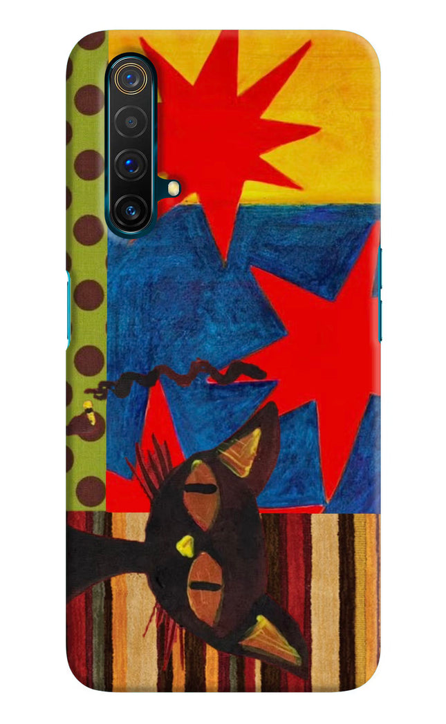 Pop Cat Realme X3 Hard Case Back Cover by Casekaro