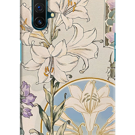 White Lily Realme X3 Hard Case Back Cover by Casekaro