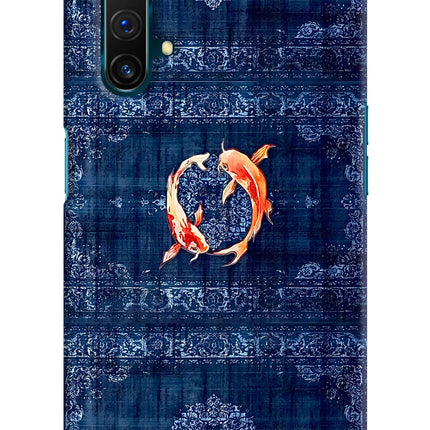 Koi Blue Realme X3 Hard Case Back Cover by Casekaro
