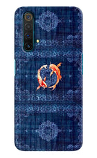 Koi Blue Realme X3 Hard Case Back Cover by Casekaro