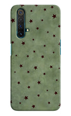 Green Stars Realme X3 Hard Case Back Cover by Casekaro