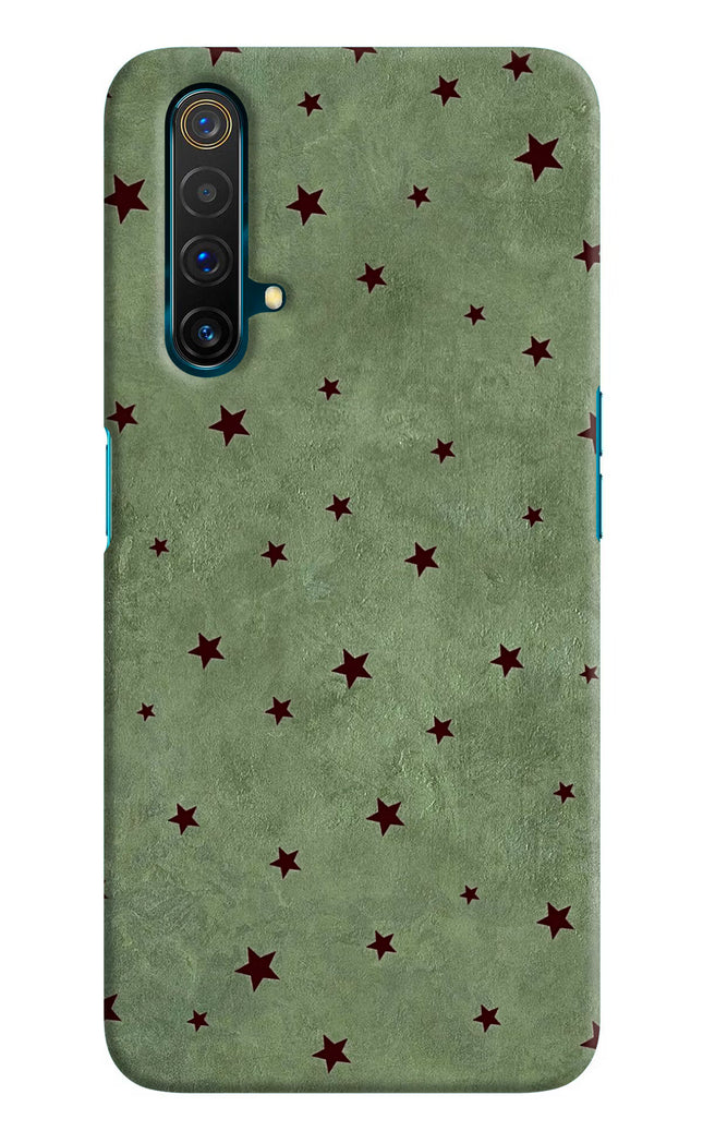 Green Stars Realme X3 Hard Case Back Cover by Casekaro