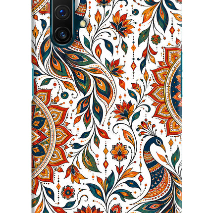 White Mayura Realme X3 Back Cover