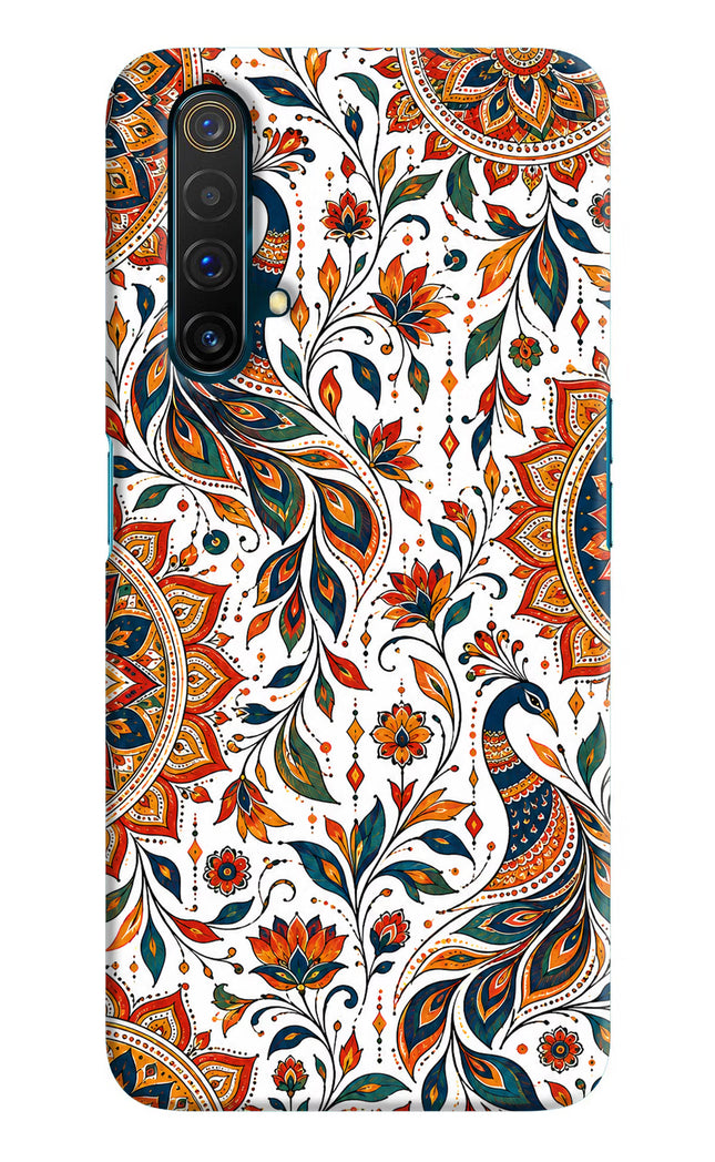 White Mayura Realme X3 Hard Case Back Cover by Casekaro