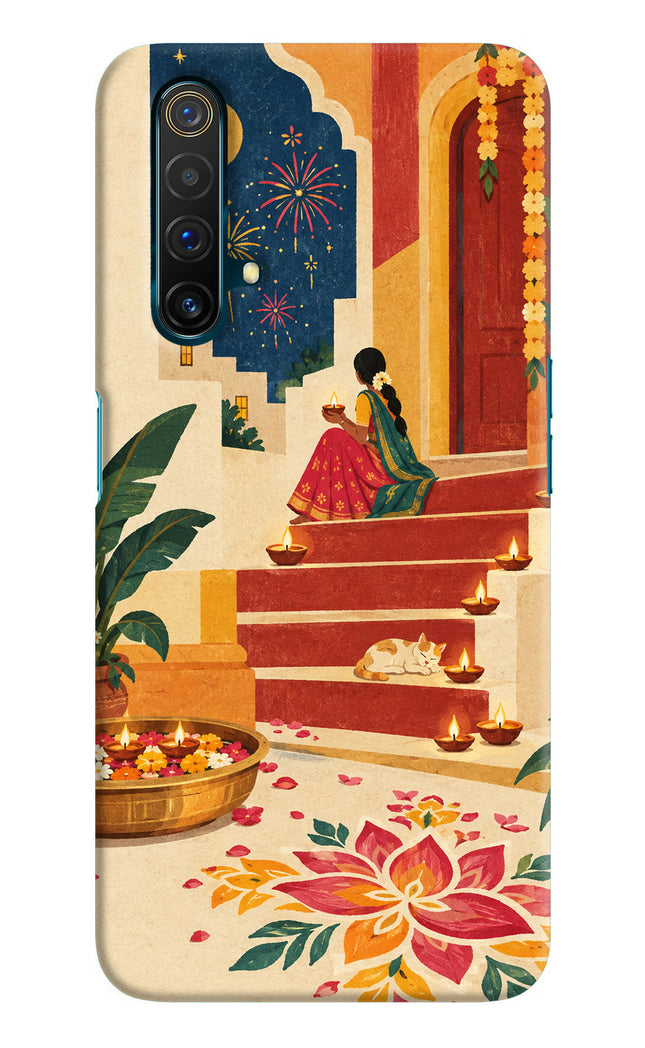 Diwali Rangoli Realme X3 Hard Case Back Cover by Casekaro