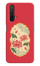 Pink Lotus Realme X3 Hard Case Back Cover by Casekaro