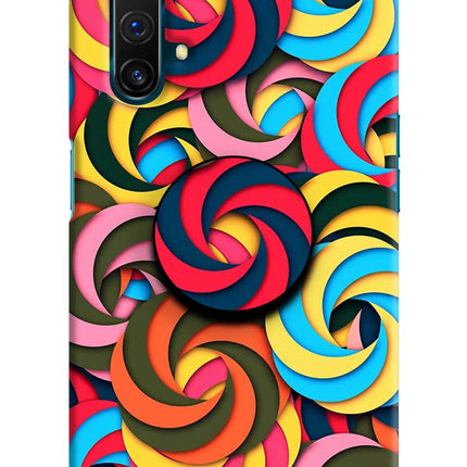 Spiral Pattern Realme X3 Pop Case by Casekaro