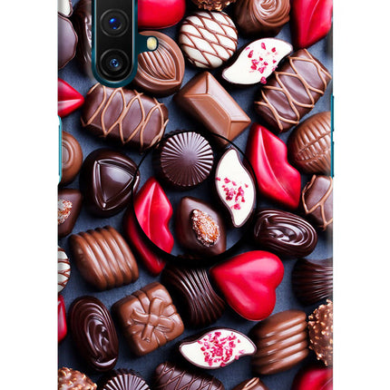 Chocolates Realme X3 Pop Case by Casekaro